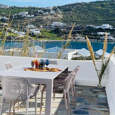 Modern Cycladic Sea View House Semesterbostad