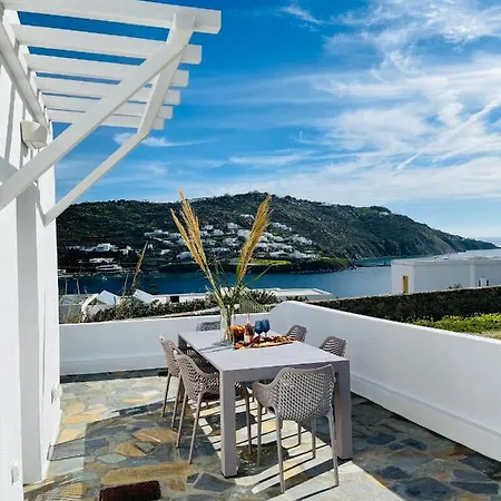 Semesterbostad Modern Cycladic Sea View House Ornos (Mykonos)