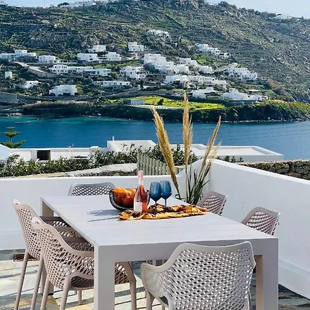 Modern Cycladic Sea View House Орнос