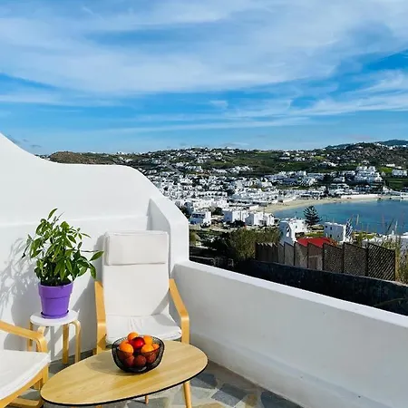 Modern Cycladic Sea View House * Ornos (Mykonos)