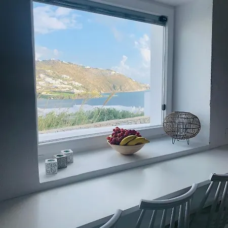 Modern Cycladic Sea View House Hébergement de vacances