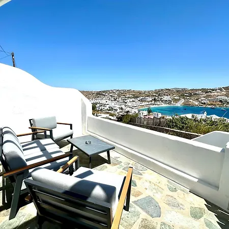 Modern Cycladic Sea View House * Ornos (Mykonos)