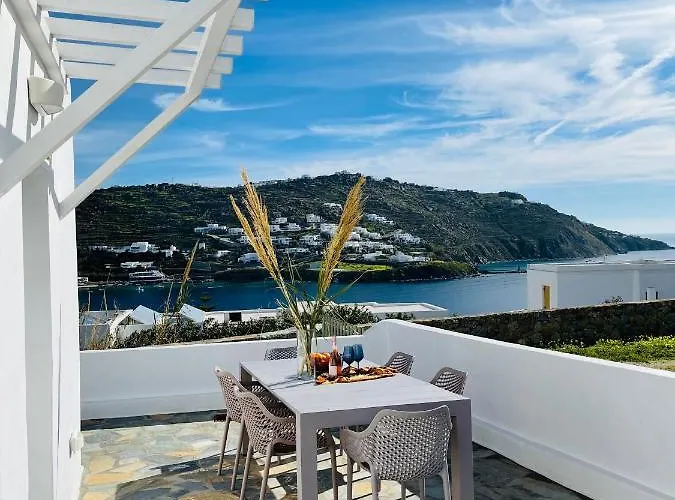 Hébergement de vacances Modern Cycladic Sea View House Ornos (Mykonos)